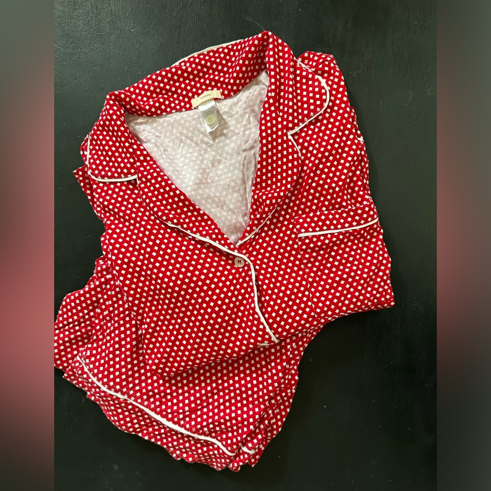 Eberjey Women’s Red Pajama Set Size Small